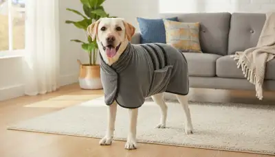 Der Hundebademantel: Mehr als nur ein Accessoire