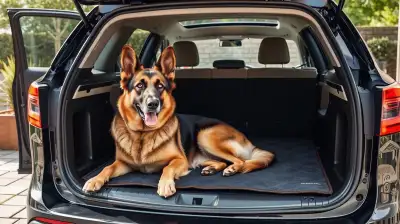 Autofahrt mit Hund im Sommer