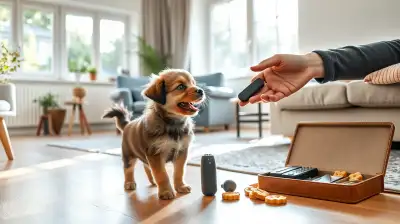 Clickertraining für Welpen