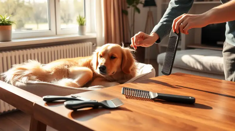 Hund kämmen leicht gemacht