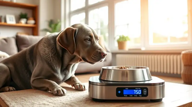 Futtermenge für Senioren-Hunde
