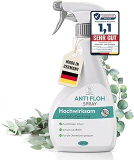 Flohspray für Wohnung und Möbel [TESTURTEIL SEHR GUT] gegen Flöhe bei Hunden und Katzen – Alte…