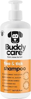 flohshampoo Hund von Buddycare – flohshampoo Hund bei befall Beseitigt Flöhe, Zecken & Milben – …