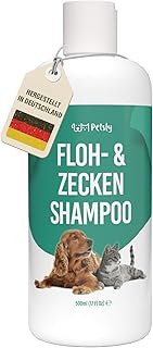 Floh & Zeckenmittel für Hunde -500ml – Flohshampoo Hund & Zeckenschutz Hund & Katze, Flohmittel …