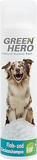 Green Hero Floh- und Zeckenshampoo FORTE mit EC-Öl schützt vor Zecken, Flöhen, Milben, Läuse…
