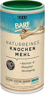 GRAU – das Original – 100% Naturreines Knochenmehl vom Rind, natürliches Calcium für Knochenauf…