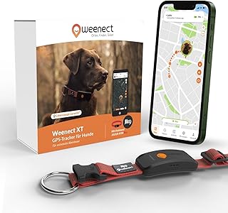 Weenect Hund XT – NEUES GPS-Halsband für Hunde | XL-Antenne | Wasserdicht | Hyperresistentes int…