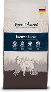 Venandi Animal – Premium Trockenfutter für Katzen – Lamm, 1er Pack (1 x 6,5kg), getreidefrei mit…