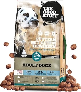 The GOODSTUFF Lachs (Adult) 12,5 kg | Hochwertiges Hundetrockenfutter getreidefrei | Mit frischem…