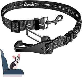 Eyein Hunde Sicherheitsgurt für Auto, Verstellbarer Hundegurt fürs Auto mit Elastischer Ruckdä…