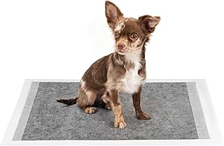 lionto Kohlefaser Welpenunterlagen, 6-lagige Trainingspads für Hunde mit Klebestreifen, 60×60 cm…