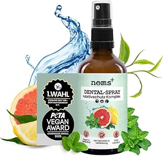 noms+ Dental-Spray für Hunde & Katzen [Jahresvorrat] Spray entfernt Zahnbelag 100% natürlich, g…