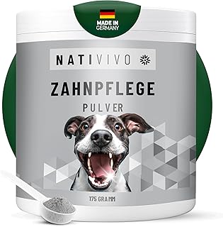 Zahnpflege Hund – Zahnsteinentferner Hund Zahnstein entfernen – Zahnpulver für Hunde Zahnpflege …