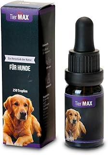 Hanfsamenöl für Hunde, Hanföltropfen, zur Beruhigung, Entspannung bei Stress, für Gelenke und…