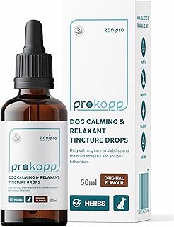 Baldrian Beruhigung Tropfen für Hunde – Natürliche Hund Beruhigung bei Angst & Stress, Beruhi…