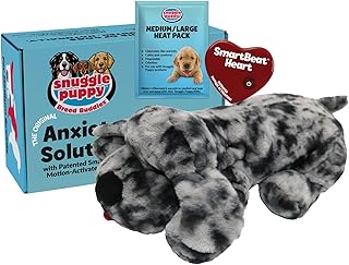 Original Snuggle Welpenspielzeug, Herzschlagspielzeug für Welpen, Hundespielzeug zur Angstlinder…