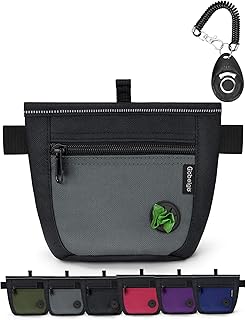 Gobeigo Hunde Leckerlibeutel und Training-Clicker, Zwei magnetische Verschlüsse gegen Verschütt…