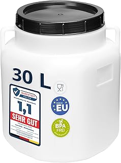 30 Liter BPA-freies quadratisches Fass und Futtertonne Weithalsfass Wassertank und Behälter mit …
