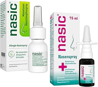 nasic Mometason Heuschnupfenspray 18g | Allergie-Nasenspray + nasic Nasenspray mit dem Wirkplus 1…