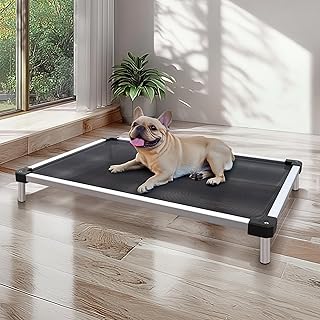fxw TitanNest Kühlung kausicher erhöhtes Hundebett,waschbar erhöhtes Bett für Indoor/Camping/…