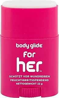 BODY GLIDE „for her“ Anti-Wundreib-Stick – Wirksamer Schutz vor Wundreibung und Blasen. Langanh…