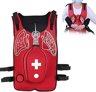 Trainingsweste zur Lernhilfe des Heimlich-Griffs, Atemwegsobstruktionssimulator mit Rückstoßfun…