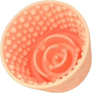 Slow Feeder Hundenapf, interaktiver Puzzle-Napf mit rutschfester Gummiunterseite und Spiral-Desig…