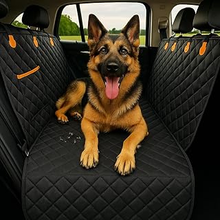 Hundedecke Rückbank Auto – Wasserdicht & Kratzfest – rutschfest & Waschbar – Oxford Materi…
