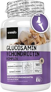 Glucosamin Chondroitin Komplex – 180 Kapseln – Knorpelaufbau, Gelenke & Knochen – Gelenkkapseln H…