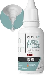 ReaVET Spezial Augentropfen für Hunde und Katzen 20 ml – bei gereizten Augen und Tränenflecke…