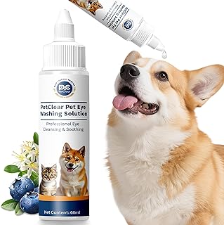 Augentropfen für Hunde und Katzen, lindern Augenjucken und Reizungen, Alkoholfrei, Nicht Reizend…