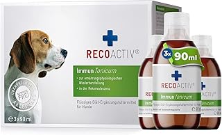 RECOACTIV Immun Tonicum für Hunde, 3 x 90 ml, Diät-Ergänzungsfuttermittel zur Immununterstütz…