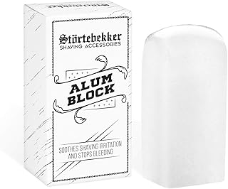 Störtebekker® Premium Alaunstein – Natürliches Aftershave – Alaun Blutstiller – Beruhigt die H…