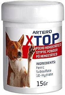 X-Top Hämostatisches Pulver für Haustiere (Hunde und Katzen) Stillt sofort kleine Blutungen, di…