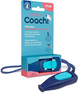Coachi Whizzclick, 2-in-1 kombinierter Clicker und Pfeife, Hundetrainingspfeife für Rückruf- un…