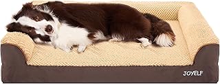 JOYELF Orthopädisches Hundebett für große Hunde, U-förmiges Schaumstoffsofa mit abnehmbarem, …