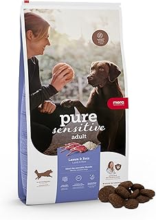 MERA Pure Sensitive Lamm & Reis, Hundefutter trocken für Sensible Hunde, Trockenfutter aus Lamm …