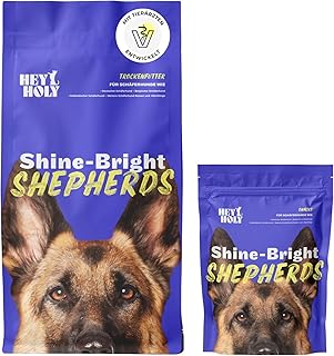 Set 7 kg Premium Trockenfutter & 1 x 200g Snacks für Schäferhunde 100% getreidefrei | Hundefutt…