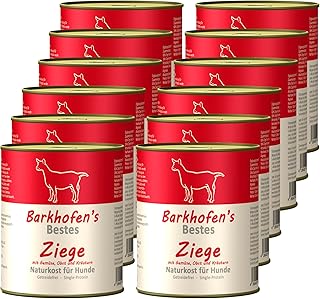 Barkhofen Tiernahrung Nassfutter für Ihren Hund 12x 800g – Hundefutter nass & getreidefrei mit…