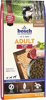 bosch HPC Adult mit Lamm & Reis | Hundetrockenfutter für ausgewachsene Hunde aller Rassen | 1 x …