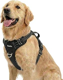 Funfox Hundegeschirr Mittelgroße Hunde, Anti Zug Brustgeschirr Verstellbares Geschirr Hund mit G…