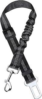 Toozey Hundegurt fürs Auto, Verstellbarer Anschnallgurt, Hundesicherheitsgurt mit Elastischer Ru…