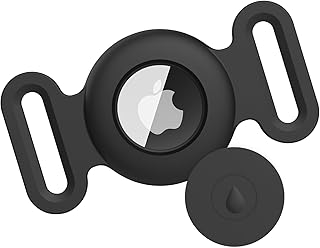 Vancle Wasserdicht Silikon Airtag Hülle, Hunde- und Katzenhalsbänder Kompatibel mit Apple AirTa…