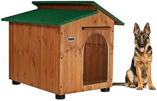 Hundehütten Hundehaus Hundehöhle Aus Massiv Holz Echtholz Geshenk THERMOVORHANG Made in Italy M…