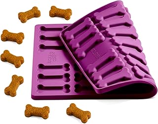 Backmatte DIY Hundekekse Großer Knochen – Silikon Backform für Hundeleckerlis, antihaft & ger…