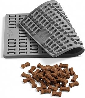 LuckyChef Backmatte DIY Hundekekse kleiner Knochen – Silikon Backform für Hundeleckerlis, anti…