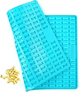 Collory® Mini Knochen (2cm) Silikon Backmatte, Backform für mini DIY Hundekekse und Leckerlis, …