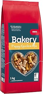 MERA Bakery Puppy Knochen Mix (1kg), Hundeleckerli für Training oder als Snack, Leckereien für …
