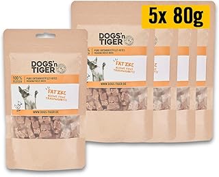 Dogs’n Tiger Adult Hundesnacks, Fatzke Trainingsleckerli aus 99% Fleisch – artgerechte Hundelec…