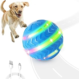 ALL FOR PAWS Interaktiver LED Hundeball für Langeweile-Bewegung aktivierte bewegliche Hundebäll…